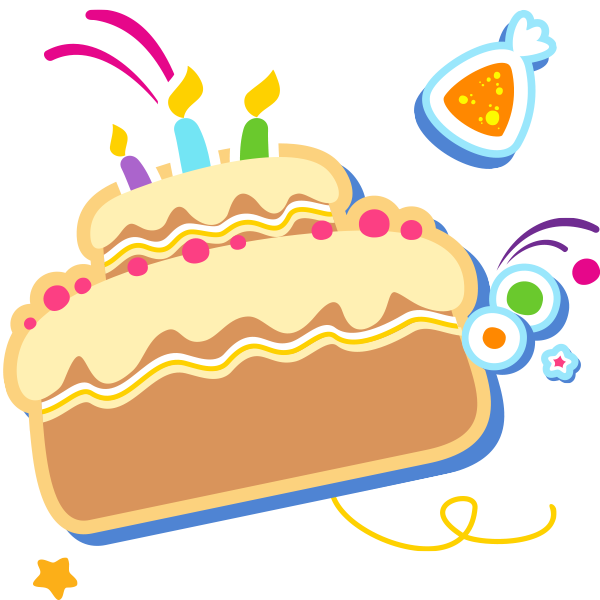 Birthday party cake
